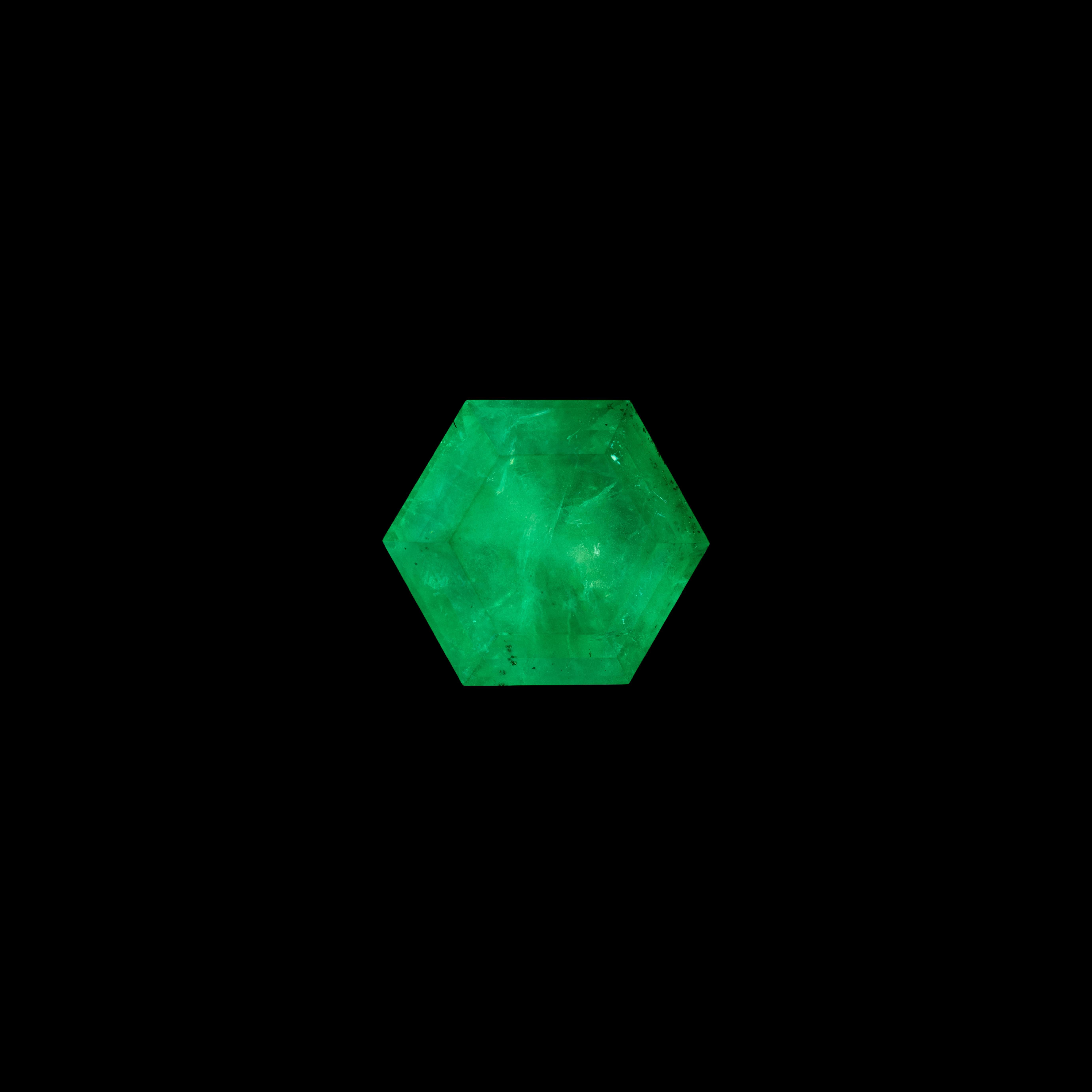 4.06 quilates Esmeralda verde Swat certificada por el GIA - Gema suelta Esmeralda natural Contemporáneo en venta