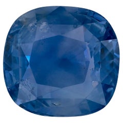 4.06 Ct Blue Sapphire Cushion Loose Gemstone