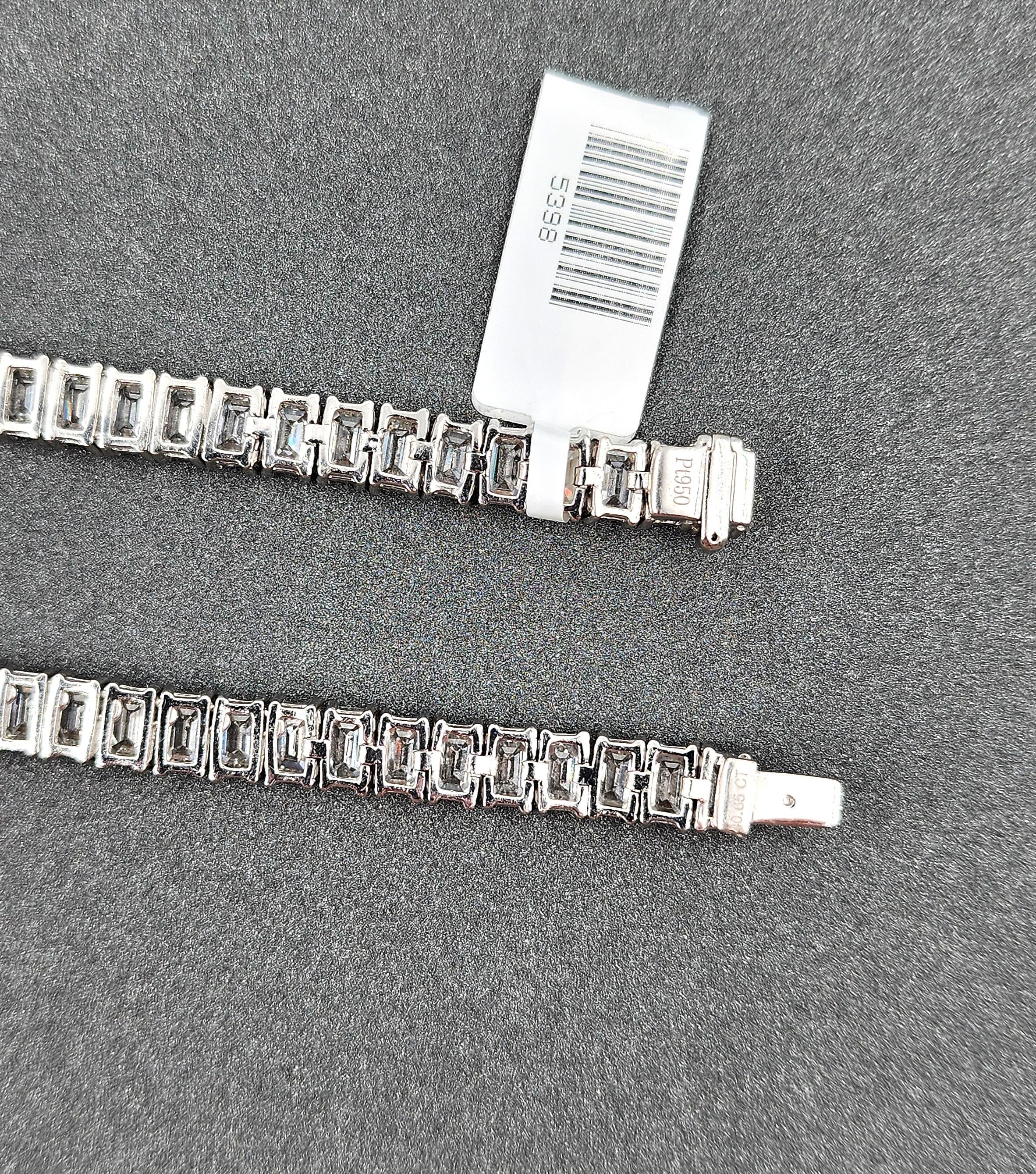 40,66 ct Smaragd-Diamant-Tennis-Halskette 3