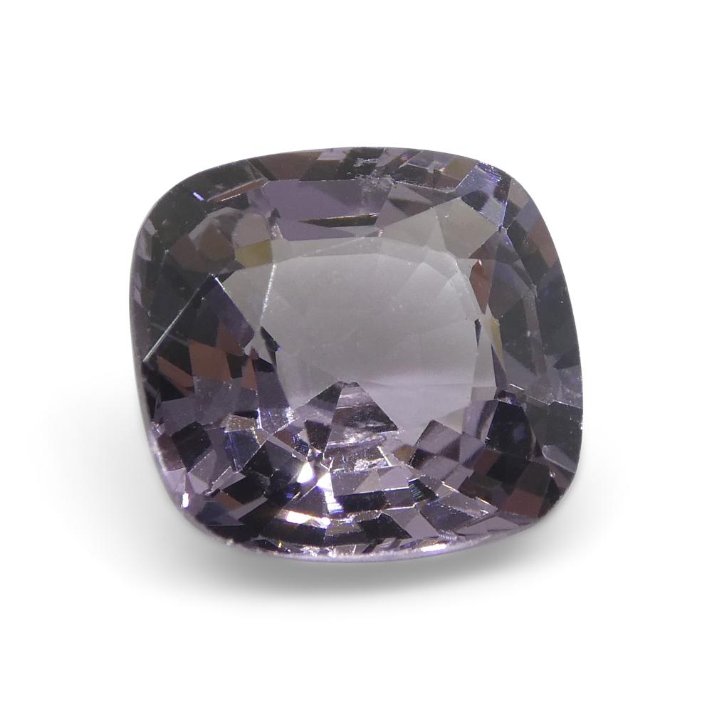 4.06ct Spinello viola rettangolare a cuscino dalla Birmania in vendita 1
