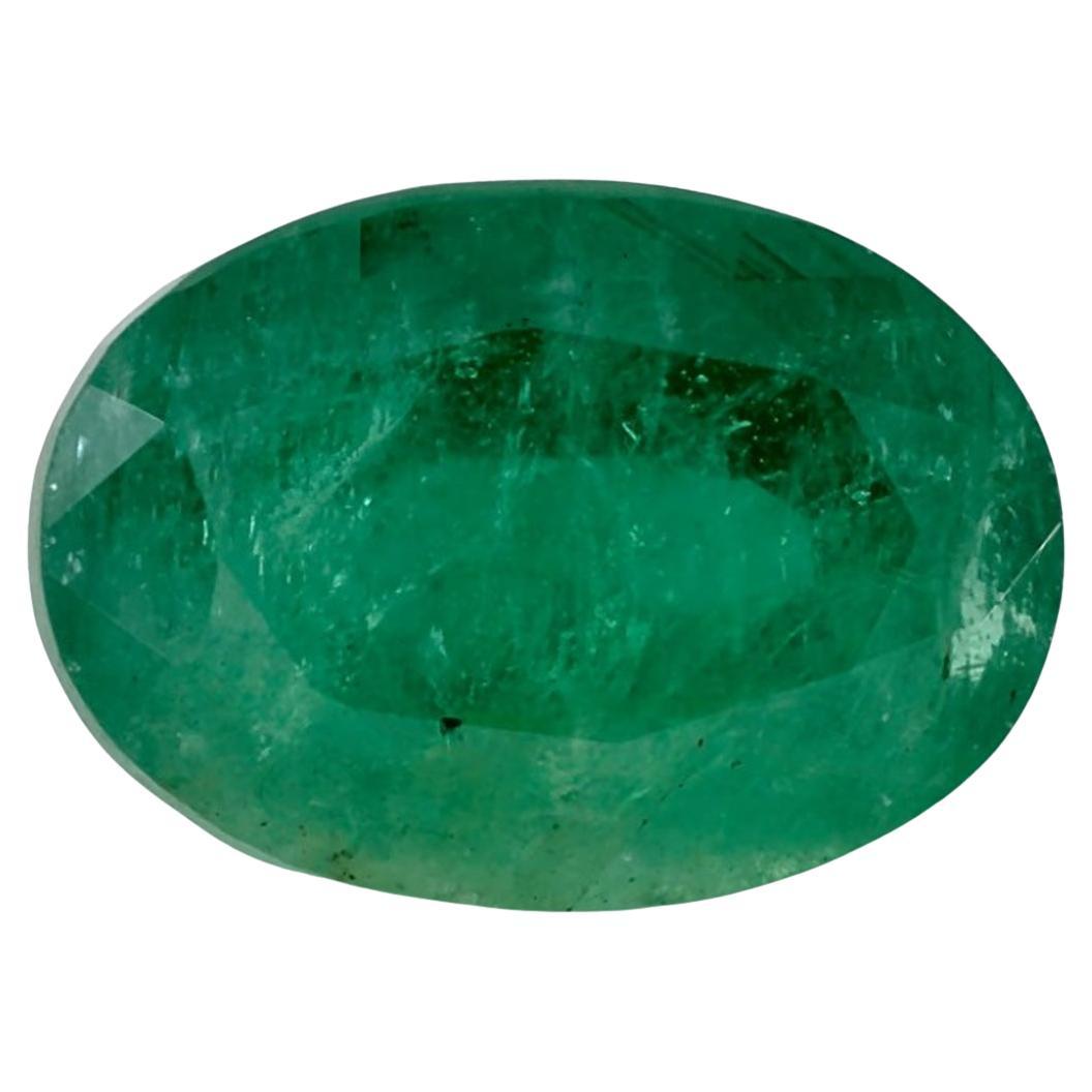 4.07 carati di smeraldo ovale sfuso