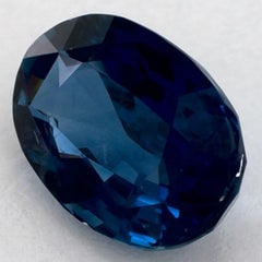 4.08 Ct Blue Sapphire Oval Loose Gemstone (pierre précieuse en vrac)