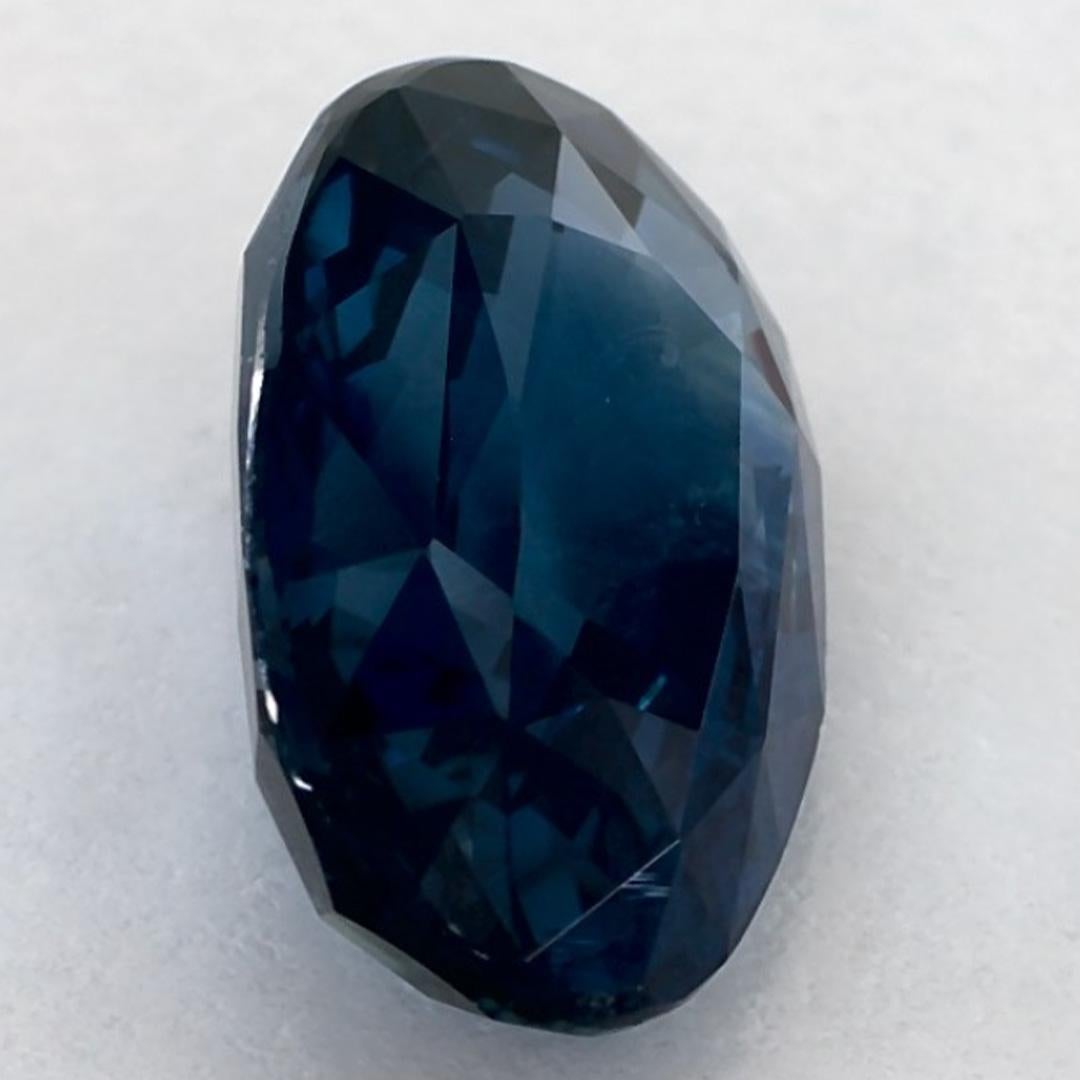 4.08 Ct Blue Sapphire Oval Loose Gemstone (pierre précieuse en vrac) en vente 2