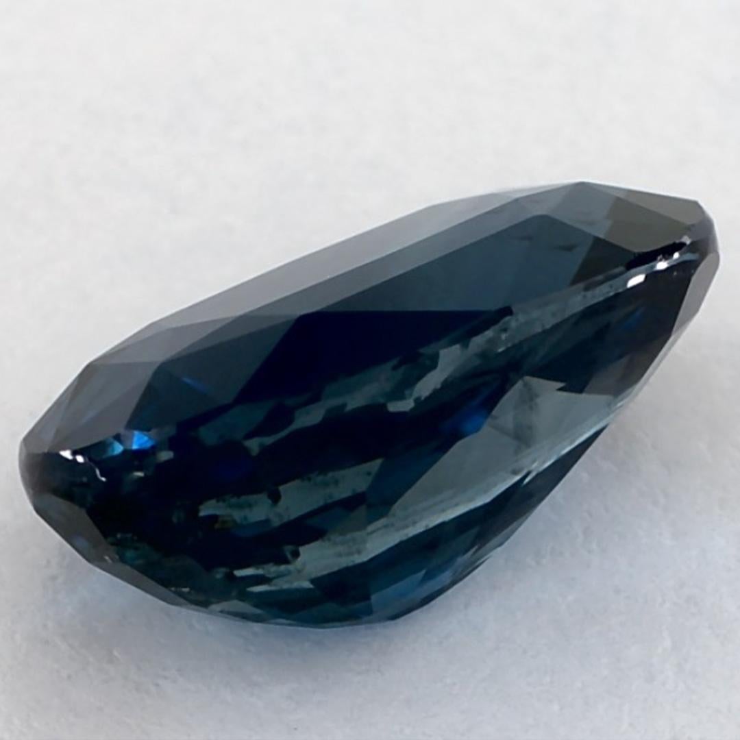 4.08 Ct Blue Sapphire Oval Loose Gemstone (pierre précieuse en vrac) en vente 3