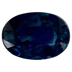 4.08 Ct Blue Sapphire Oval Loose Gemstone