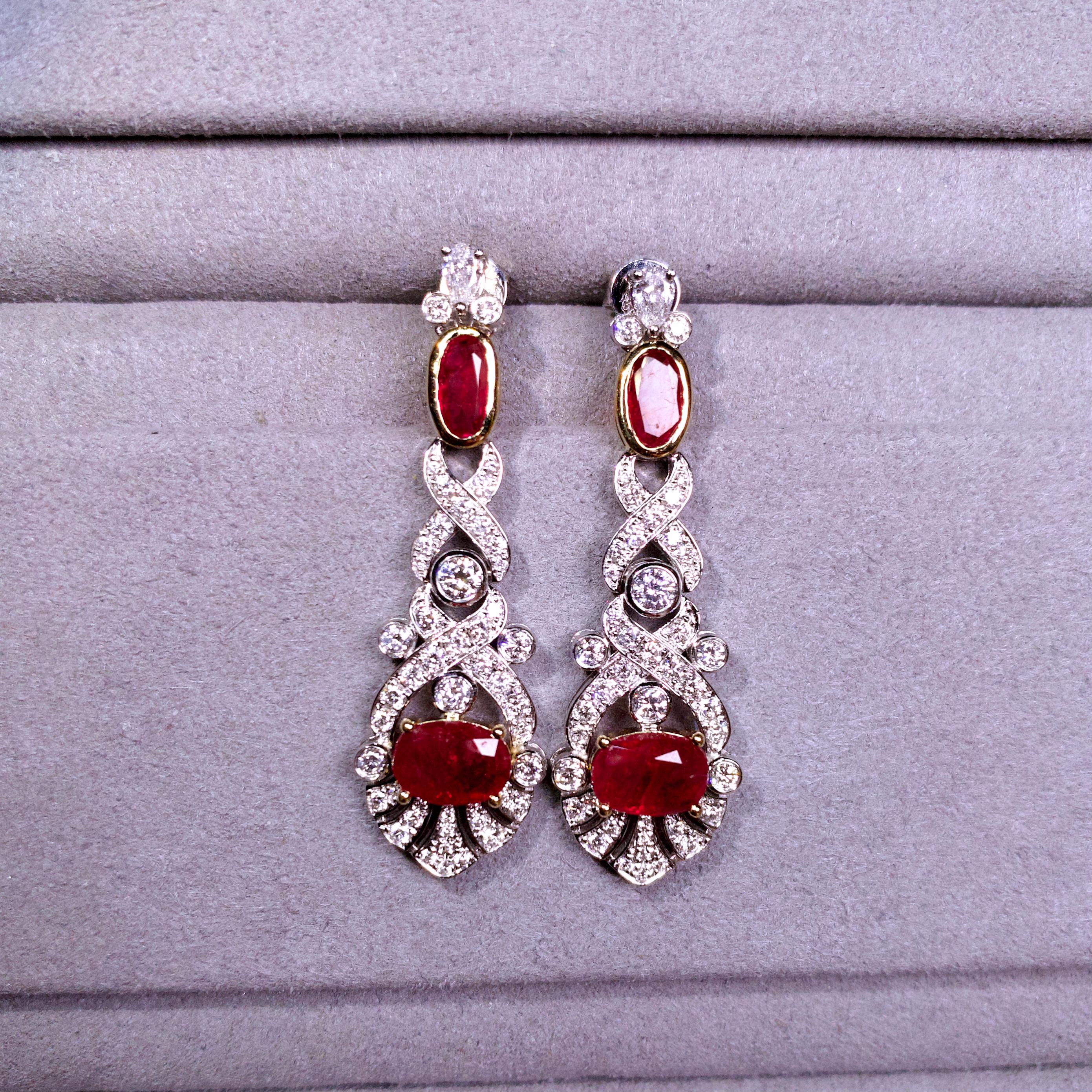 blood diamond earrings