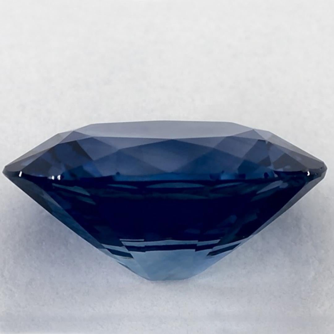 4.09 Karat Blauer Saphir Oval Loser Edelstein im Zustand „Neu“ im Angebot in Fort Lee, NJ
