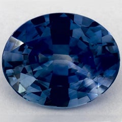 4.09 Ct Blue Sapphire Oval Loose Gemstone