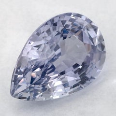 4.09 Ct Blue Sapphire Pear Loose Gemstone
