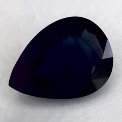 4.09 Ct Blue Sapphire Pear Loose Gemstone