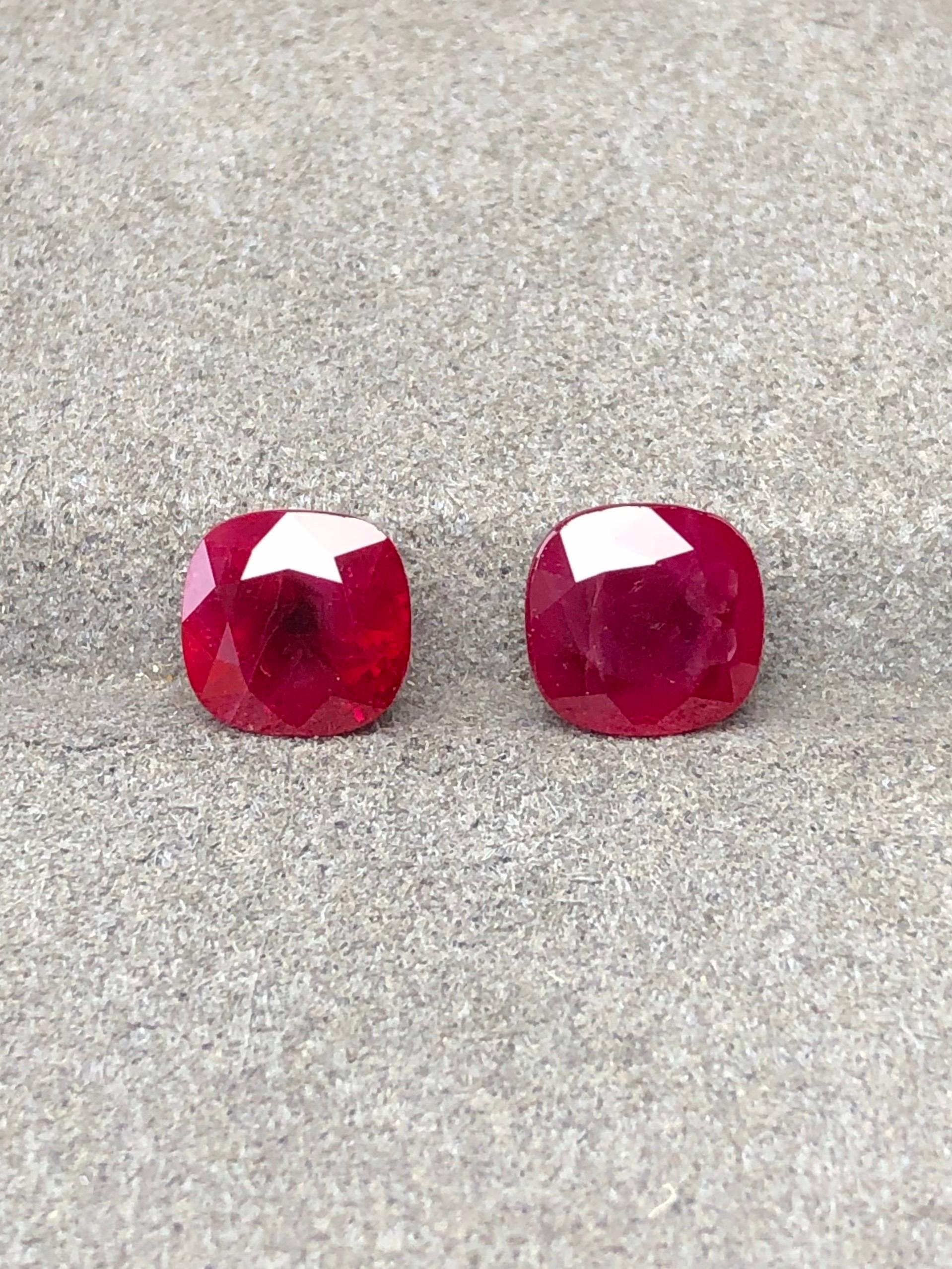 3.26 Ct GUILD Certified Natural Star Ruby Burma Unheated eye clean quality en vente 6