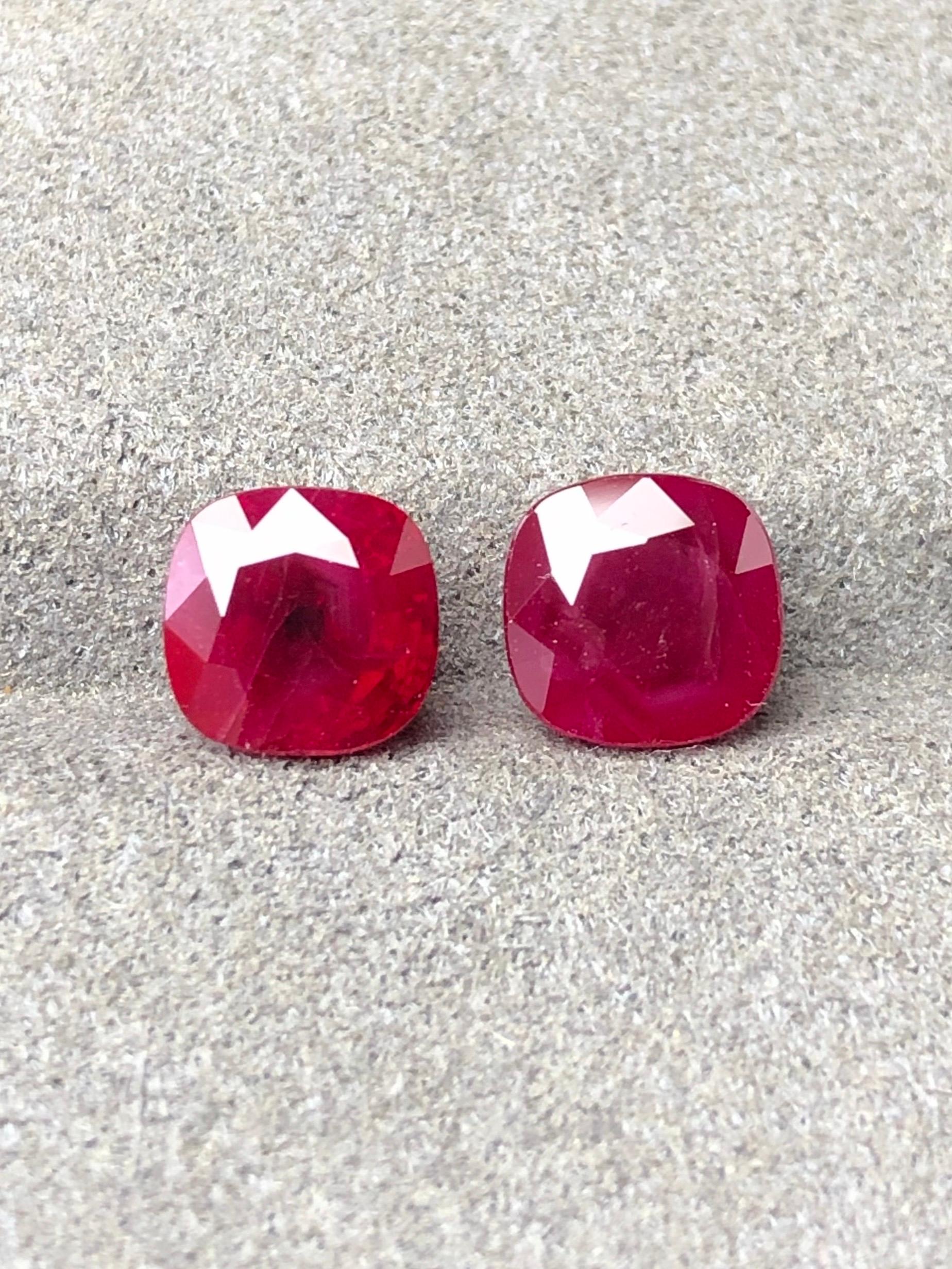 3.26 Ct GUILD Certified Natural Star Ruby Burma Unheated eye clean quality en vente 4