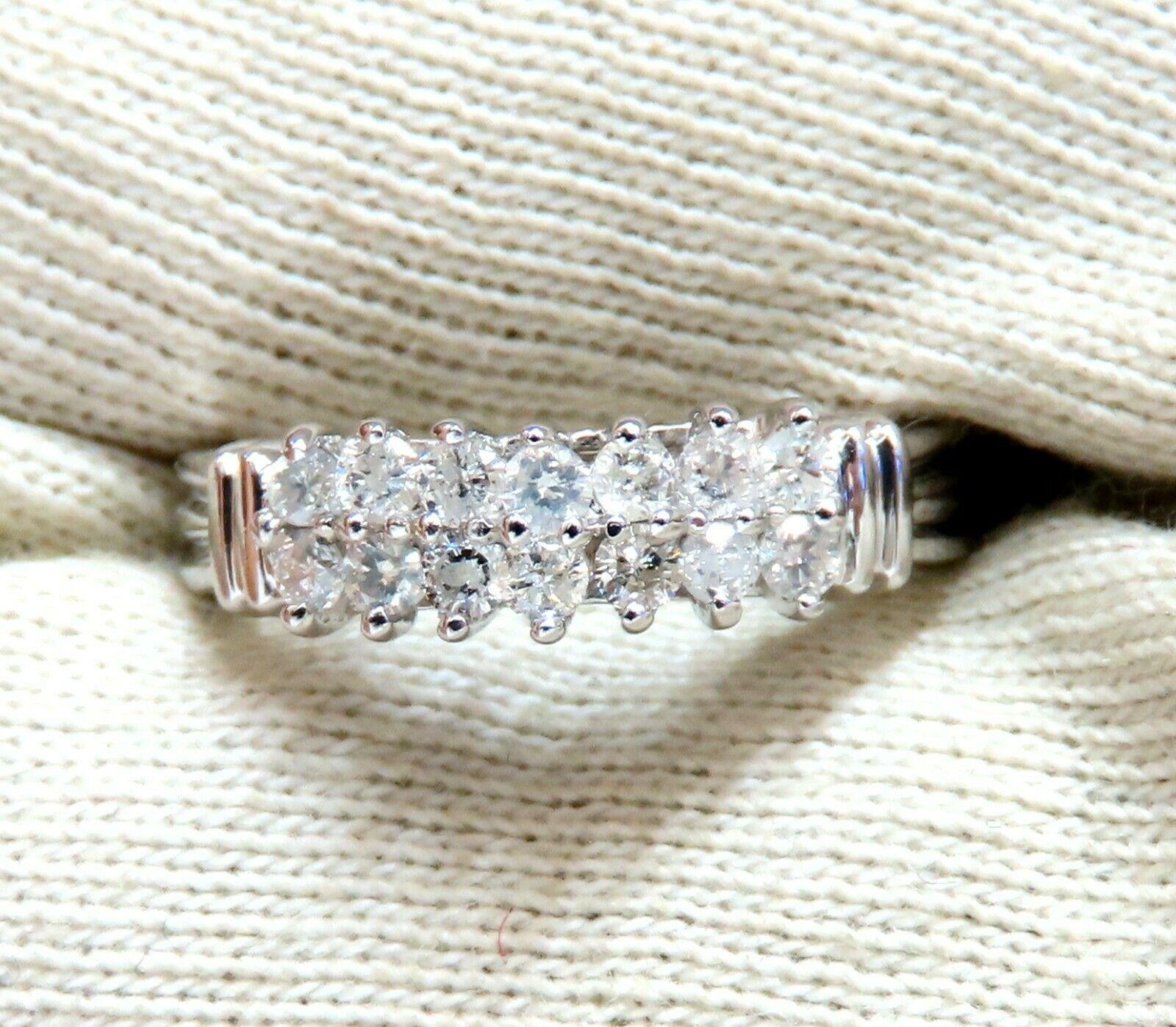 .40ct Natural Diamonds Cathedral Band 10kt In New Condition In New York, NY