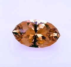 40+ct Orange to Smoky Orange, Color Shifting Natural Ukranian Topaz!