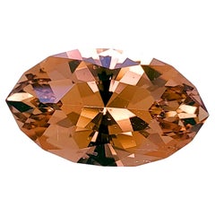 40+ct Topazio ucraino naturale da arancione a arancione fumé, dal colore mutevole!