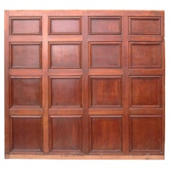 Antique 40ft (12m) Run of Full Height Victorian Style Oak Wall Paneling