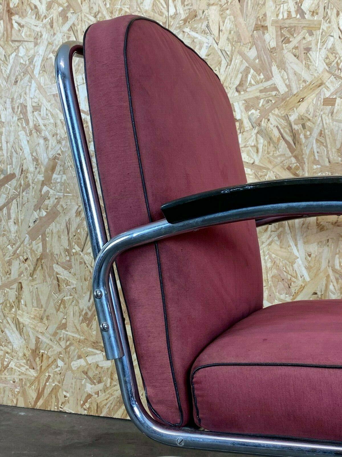 40er 50er Jahre Bauhaus Freischwinger Mauser Stahlrohr Clubsessel 3 von 3 4