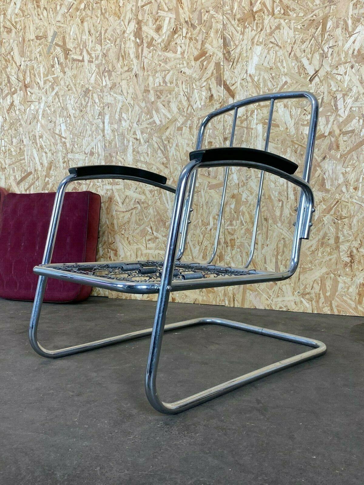 40er 50er Jahre Bauhaus Freischwinger Mauser Stahlrohr Clubsessel 3 von 3 6