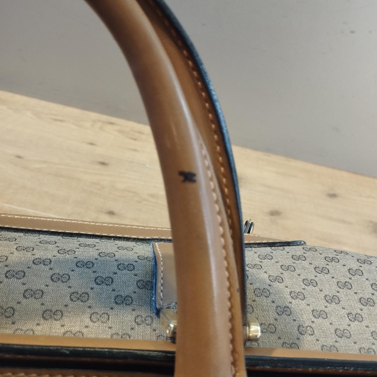 40s/50s Rare Gucci Vintage Travel Bag For Sale 7