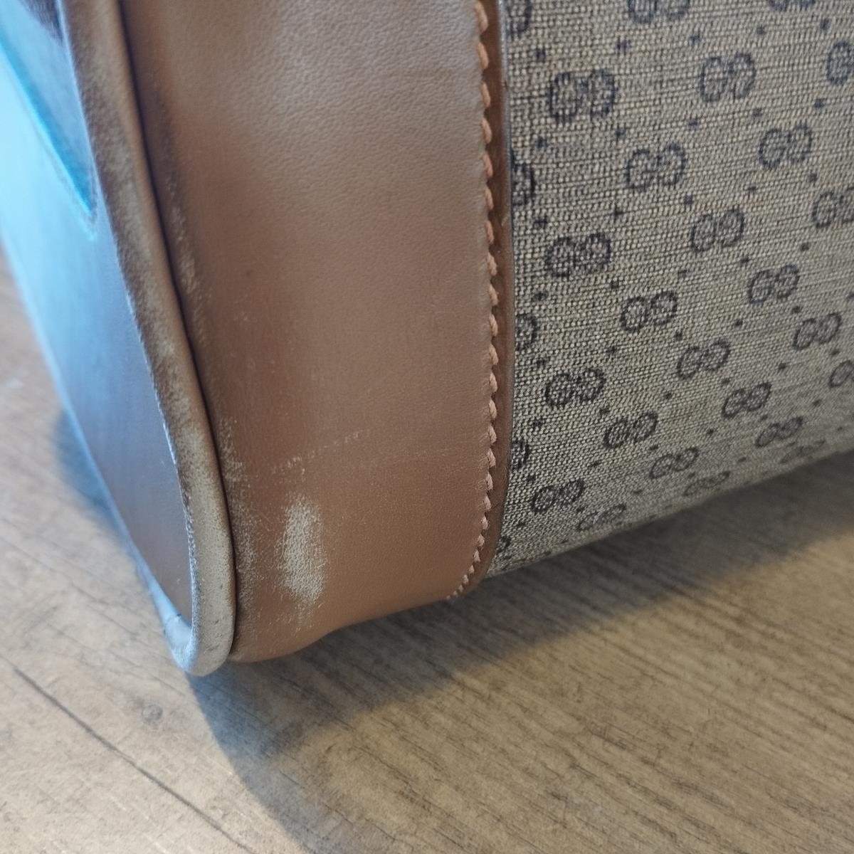 40s/50s Rare Gucci Vintage Travel Bag For Sale 8