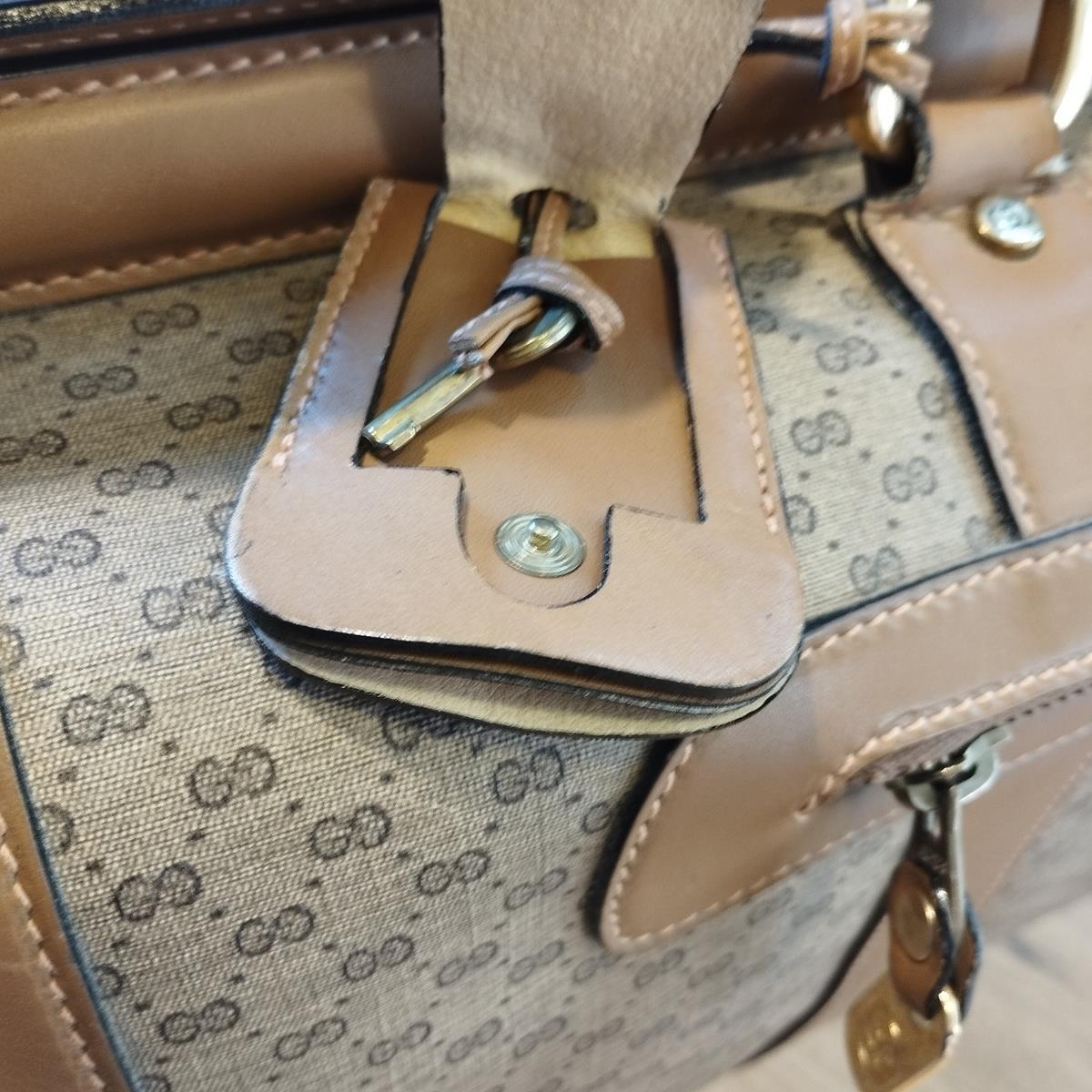 40s/50s Rare Gucci Vintage Travel Bag For Sale 1