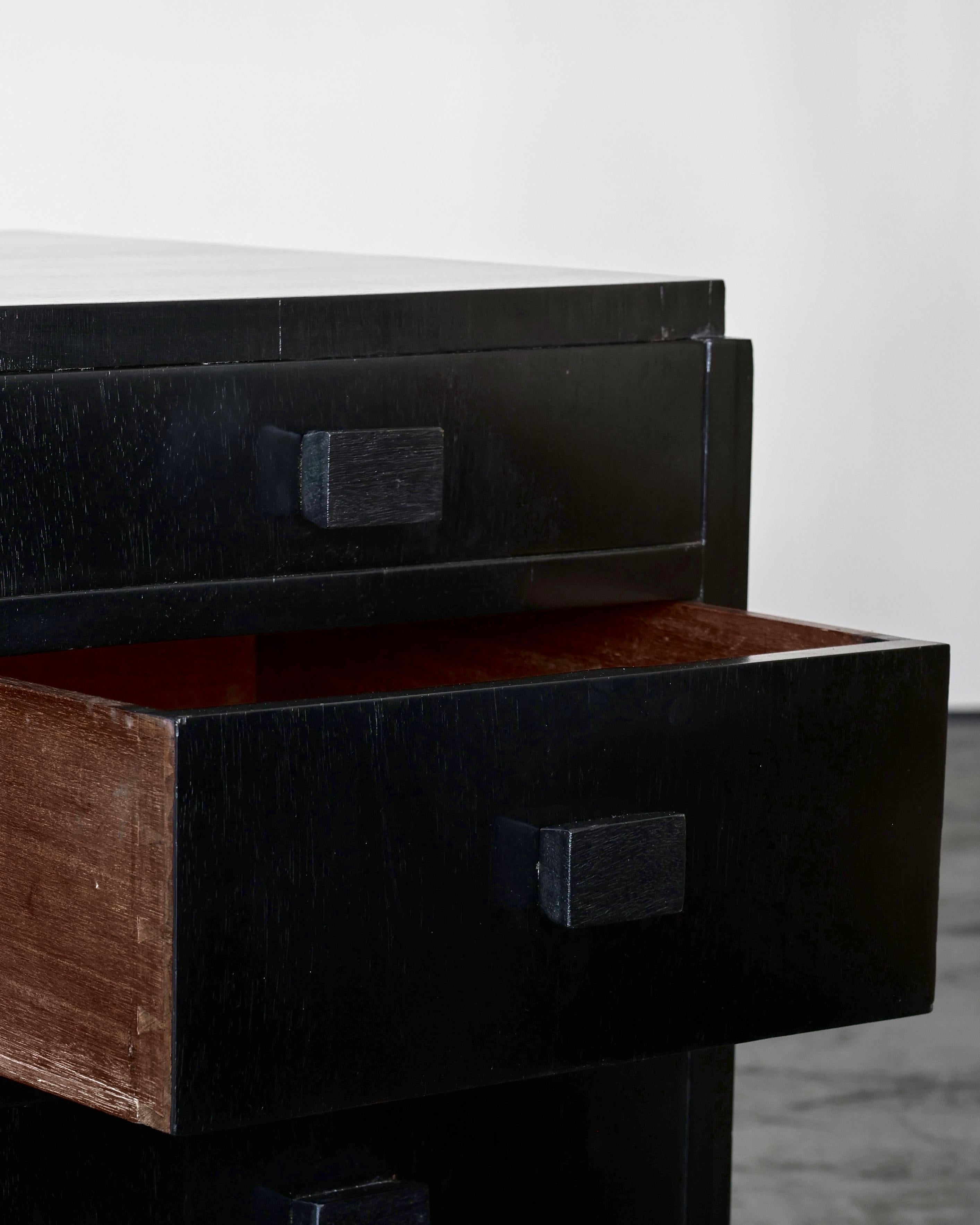 40s French Ebonised Modernist Desk For Sale 2