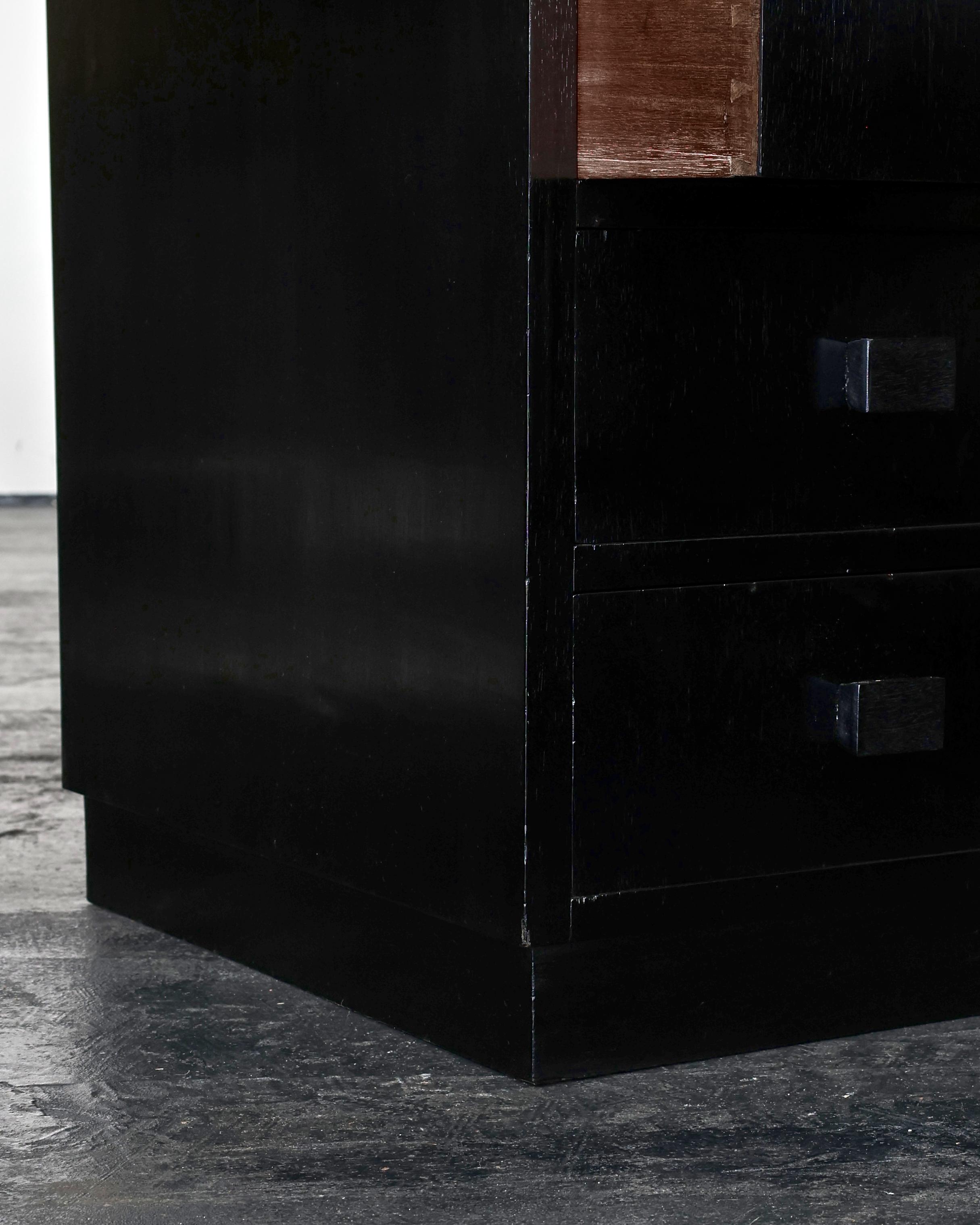 40s French Ebonised Modernist Desk For Sale 3