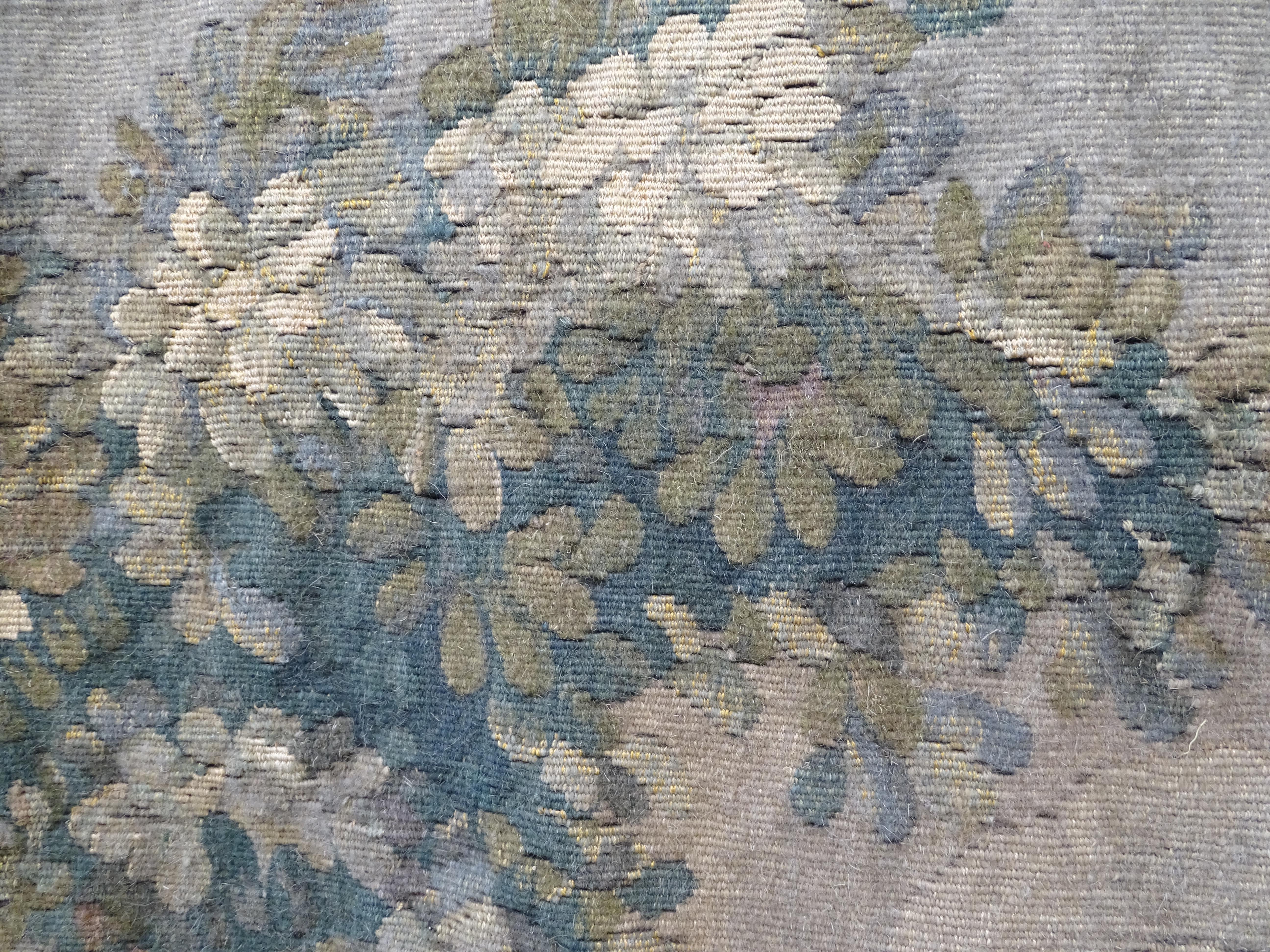 40s Spanish Hand Sewn Tapestry Carpet in Wool 10