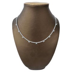 4.1 Carat Diamonds in 14K White Gold Necklace from the Classic Collection