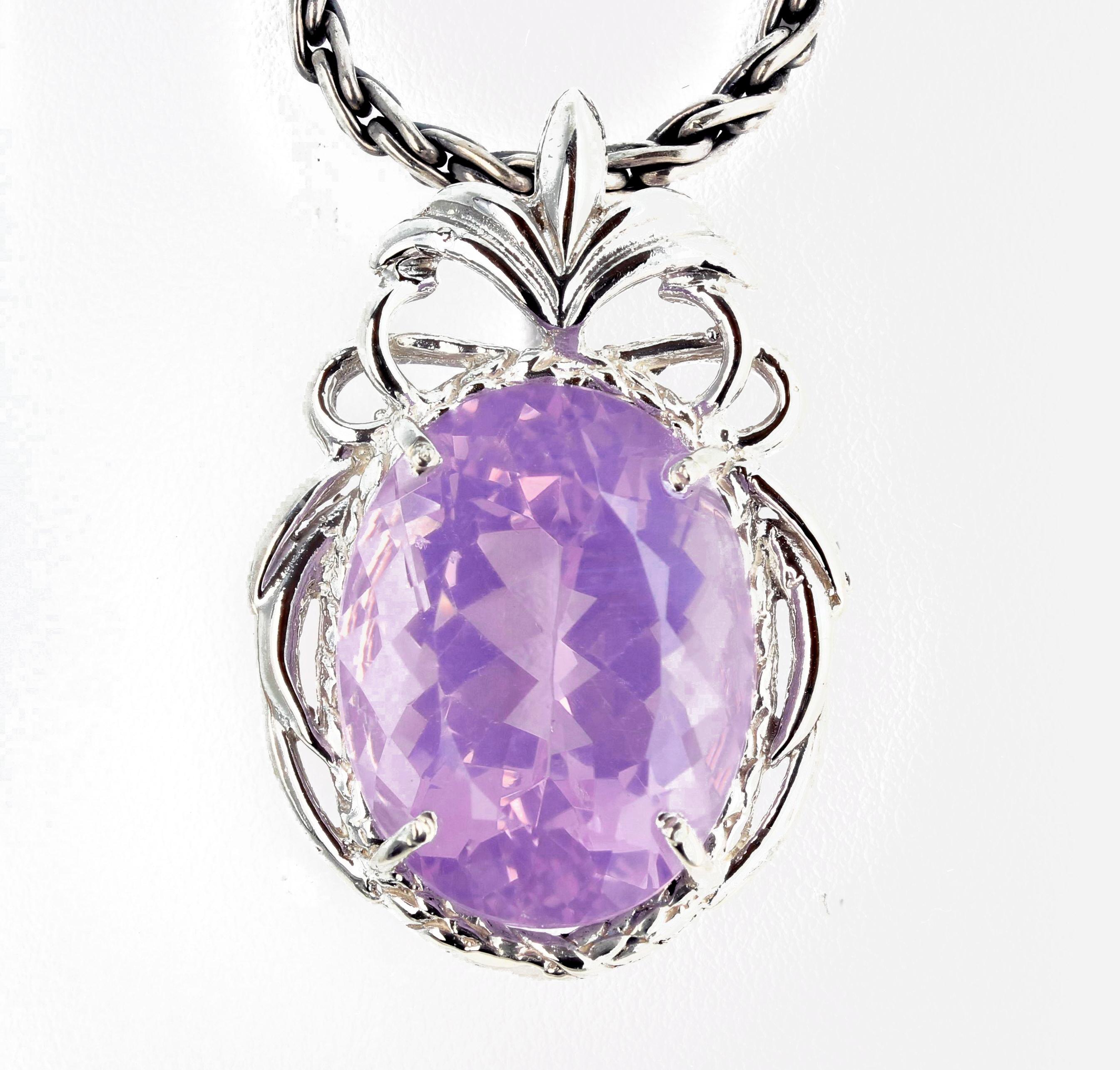lavender amethyst necklace