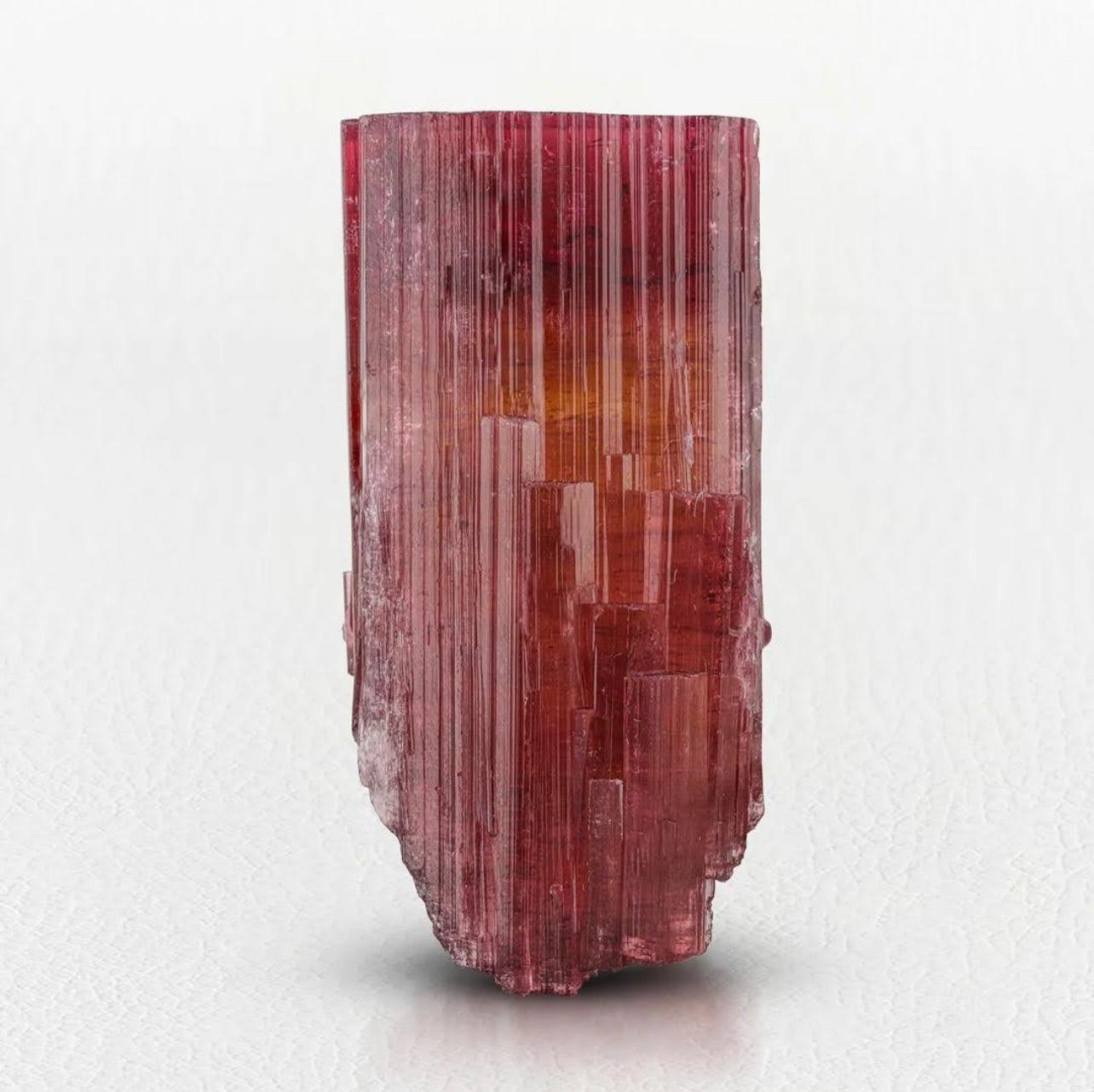 Adam Style 41 Grams Vibrant Pinkish-Red Terminated Tourmaline Crystal From Afghanistan For Sale