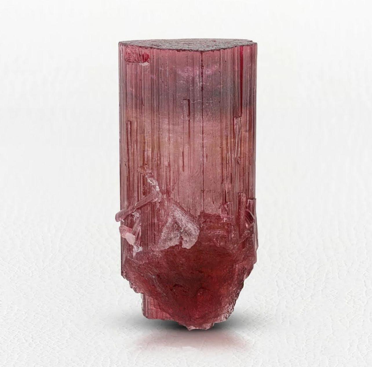 41 Grams Vibrant Pinkish-Red Terminated Tourmaline Crystal From Afghanistan In Good Condition For Sale In Peshawar, PK