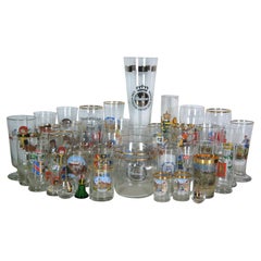 Lot vintage de 41 pièces Souvenirs de bar à bière allemands de Munchen City
