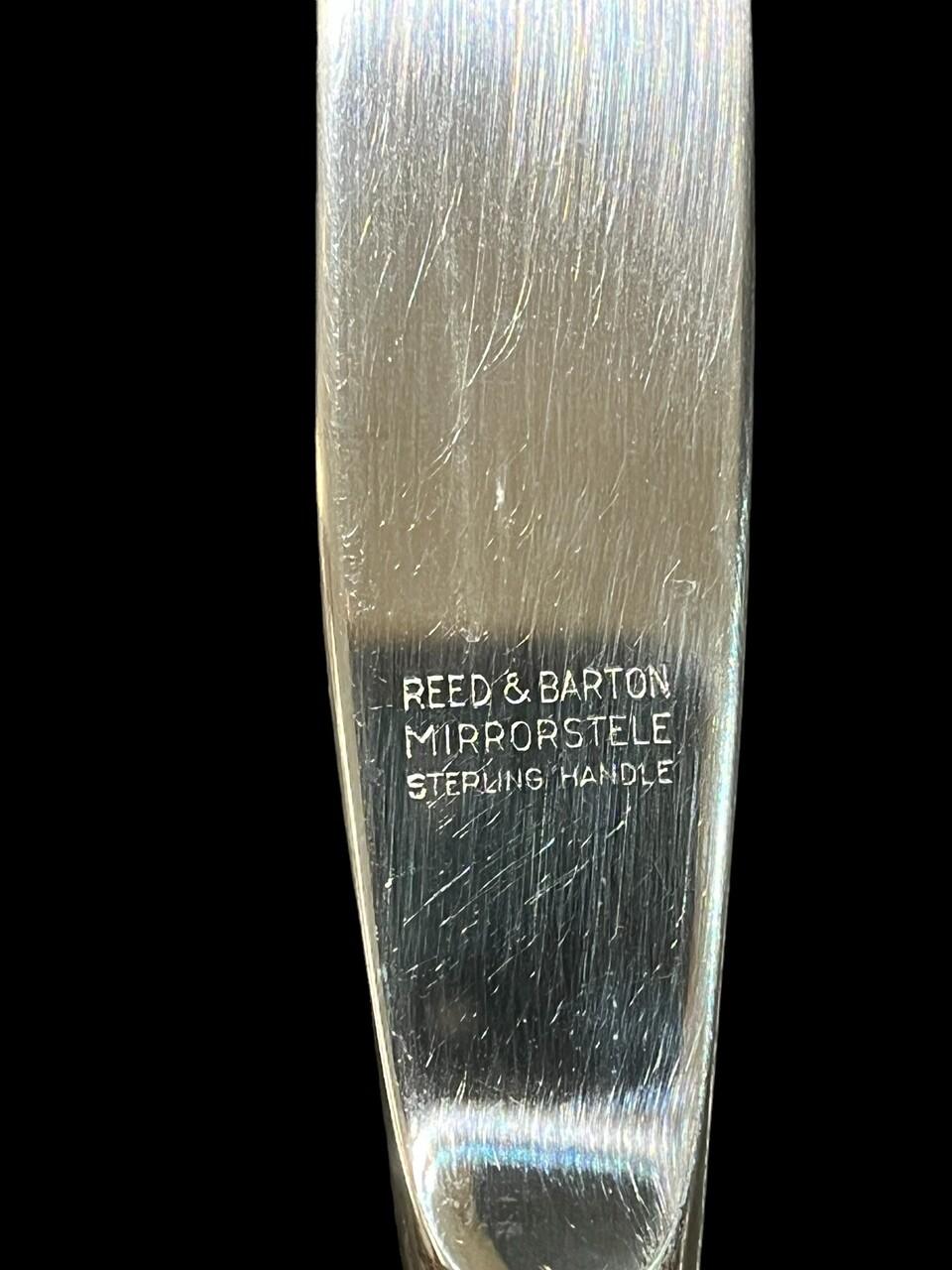 Sterling Silver 41 Pcs Reed & Barton Mirrorstele Sterling Flatware