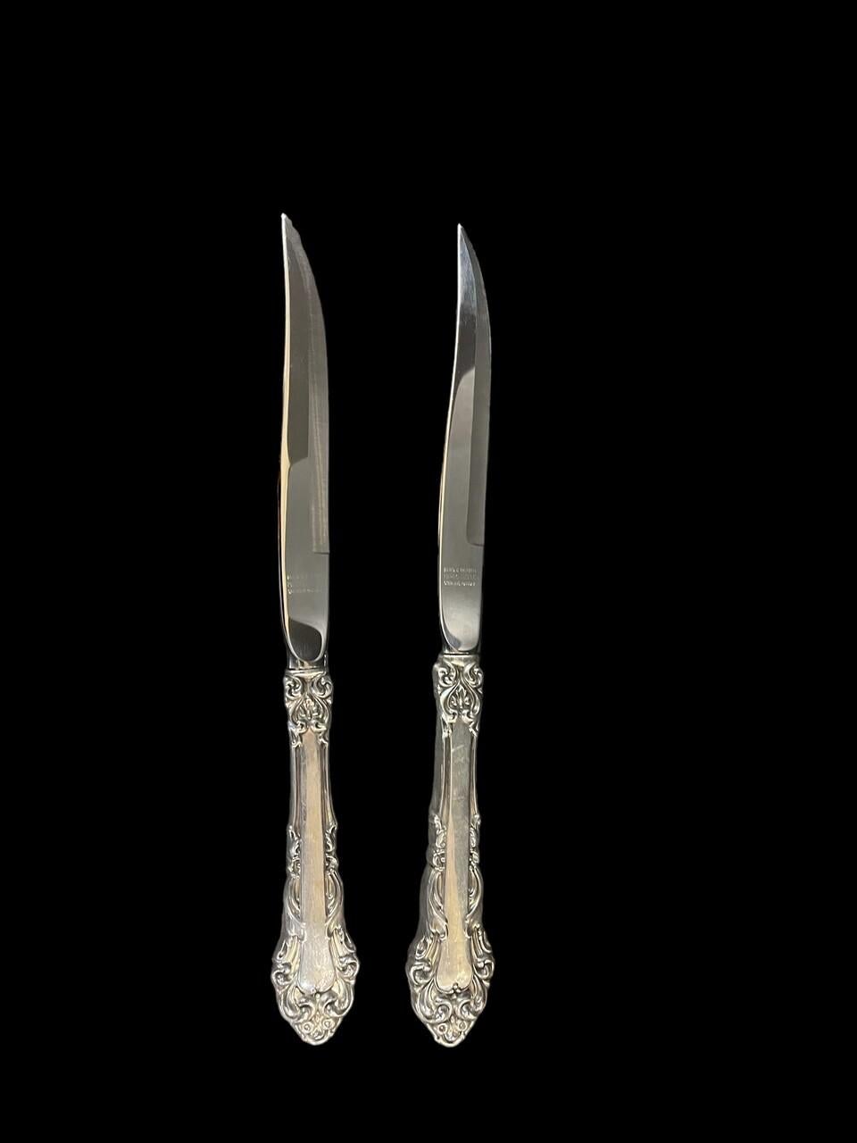 20th Century 41 Pcs Reed & Barton Mirrorstele Sterling Flatware
