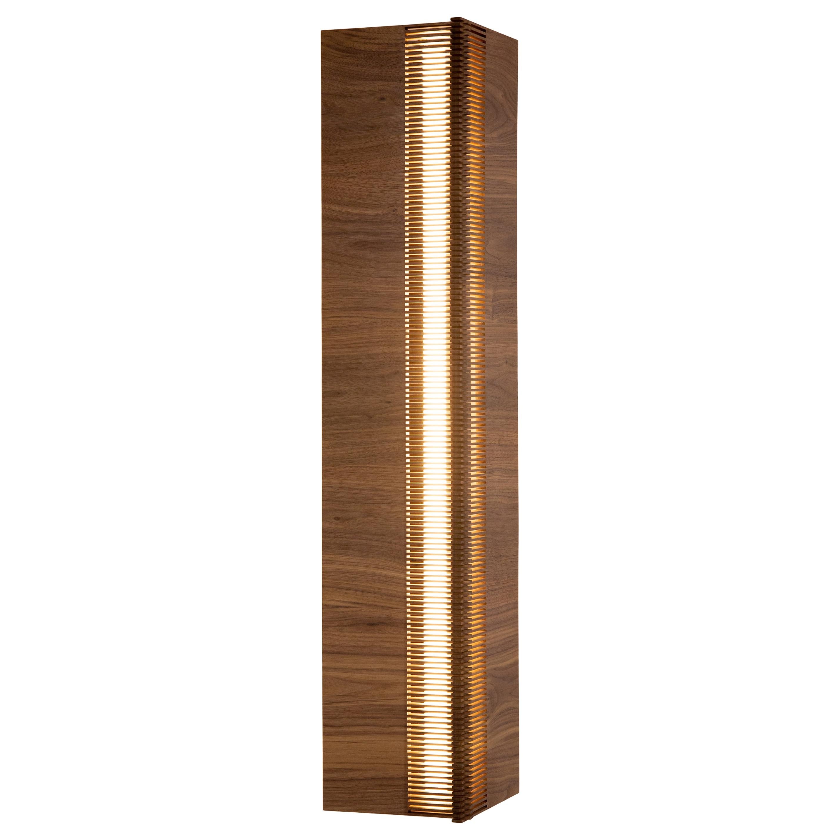 Riviera Sconce in Oiled Walnut by May Furniture