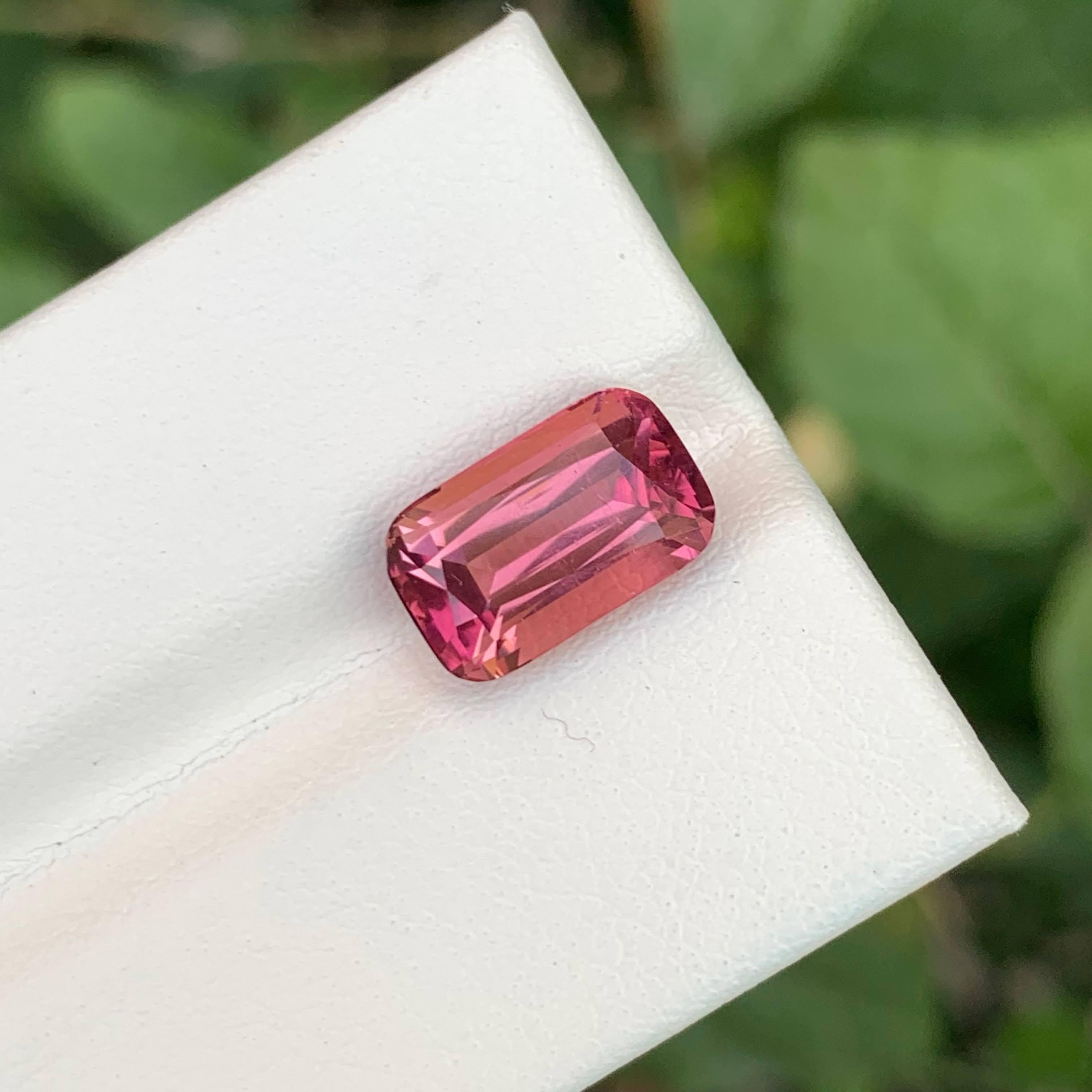 4,10 Karat Lose Rosa Turmalin Stein Cushion Cut Natürliche Afghani Edelstein (Moderne) im Angebot