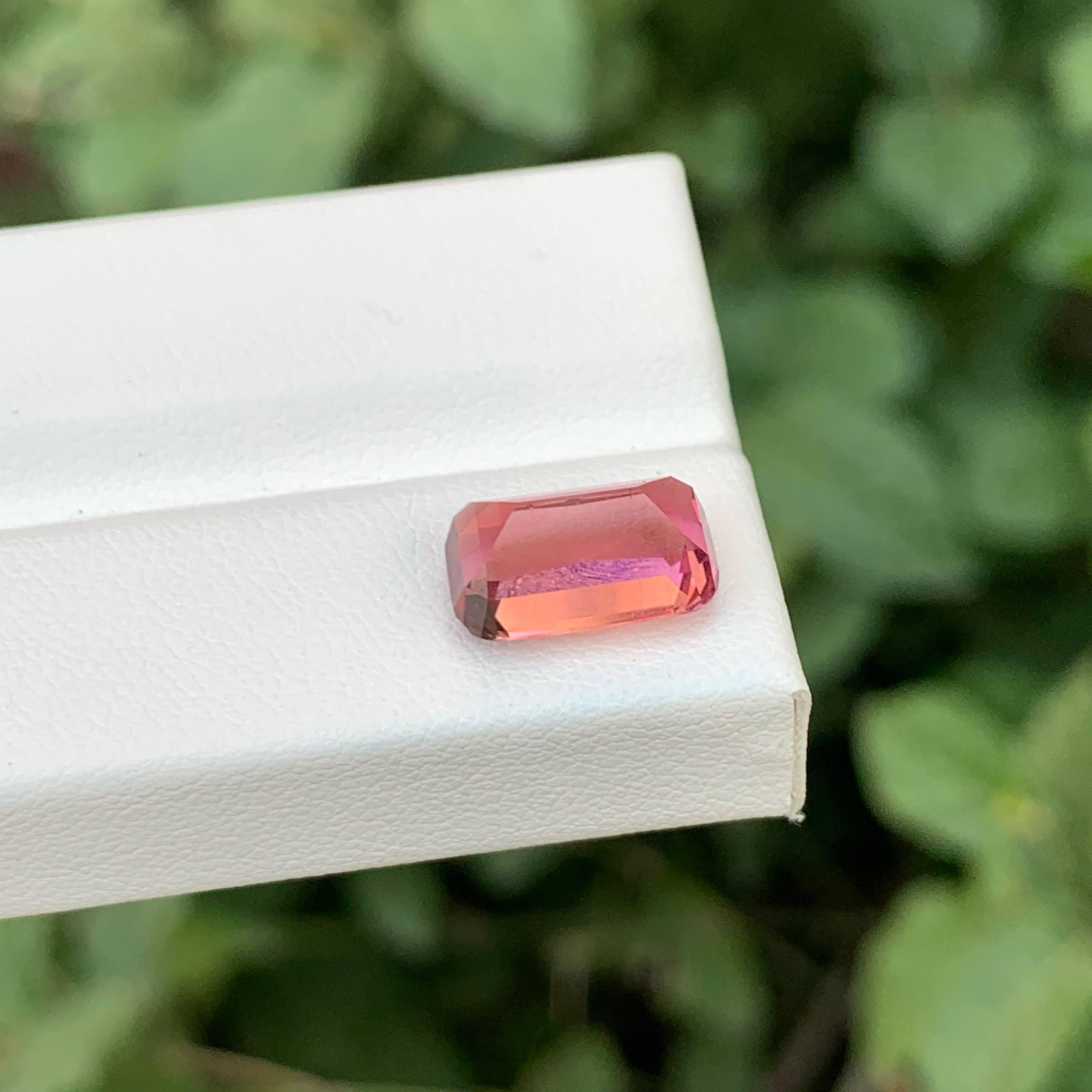 4,10 Karat Lose Rosa Turmalin Stein Cushion Cut Natürliche Afghani Edelstein im Angebot 1
