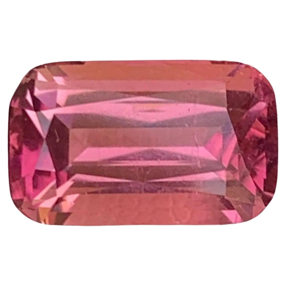 4.10 Carat Loose Pink Tourmaline Stone Cushion Cut Natural Afghani Gemstone