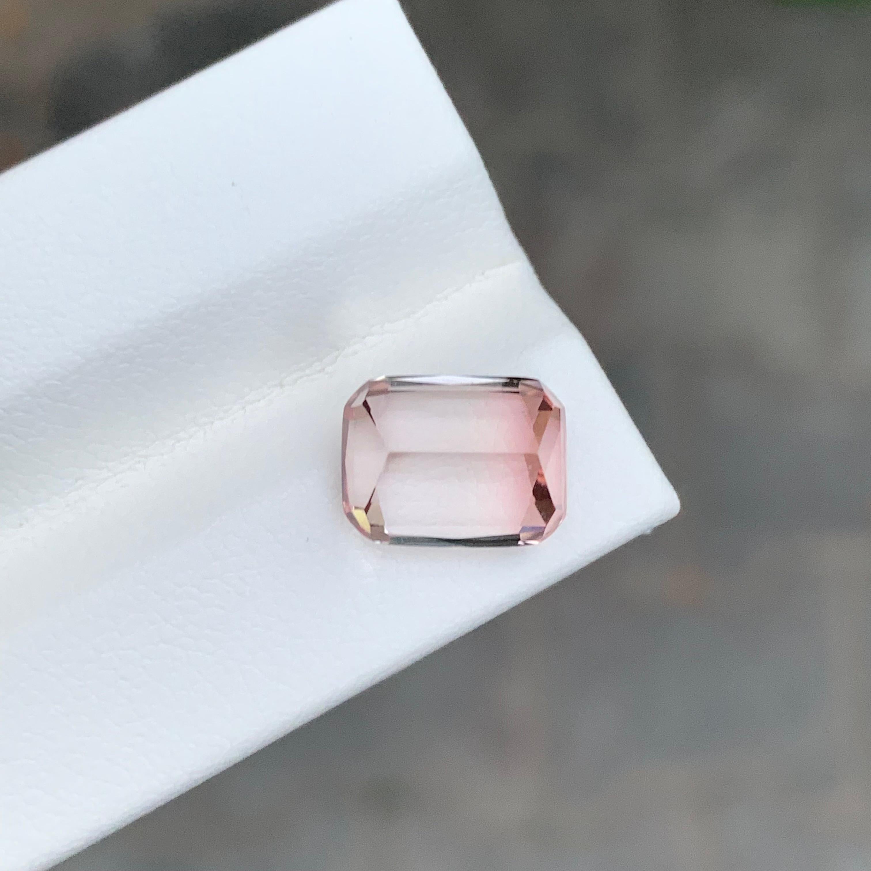 4.10 Carat Natural Loose Bi Colour Tourmaline Cushion Shape Gemstone (pierre précieuse en forme de coussin) en vente 1