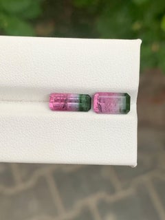 4.10 Carat Natural Loose Dual Tri Colour Tourmaline Gemstone