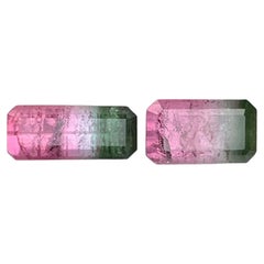 4.10 Carat Natural Loose Dual Tri Colour Tourmaline Gemstone