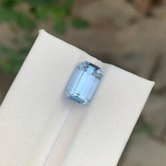 4.10 Carat Natural Loose Goshenite Aquamarine Emerald Shape Gemstone