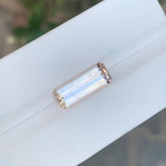 4.10 Karat natürlicher loser Imperial Topas Smaragd Form Edelstein