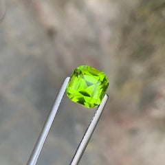 4.10 Carat Natural Loose Peridot Cushion Cut Gemstone