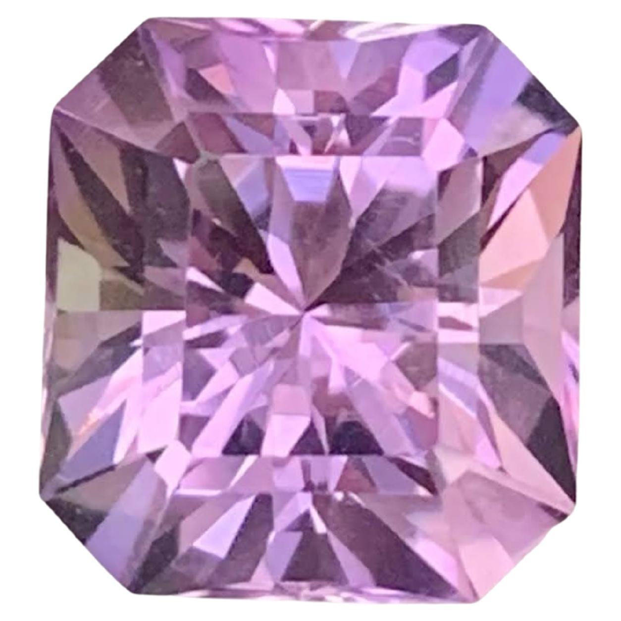 4.10 Carat Natural Loose Purple Amethyst Stone Custom Cut Brazilian Gemstone (pierre précieuse brésilienne taillée sur mesure) en vente