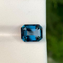4.10 Carat Natural Loose Soft London Blue Topaz Emerald Cut from Madagascar