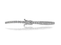 4.10 Carat VVS Diamond Tennis Necklace