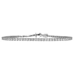 4.10 Carat VVS Diamond Tennis Necklace