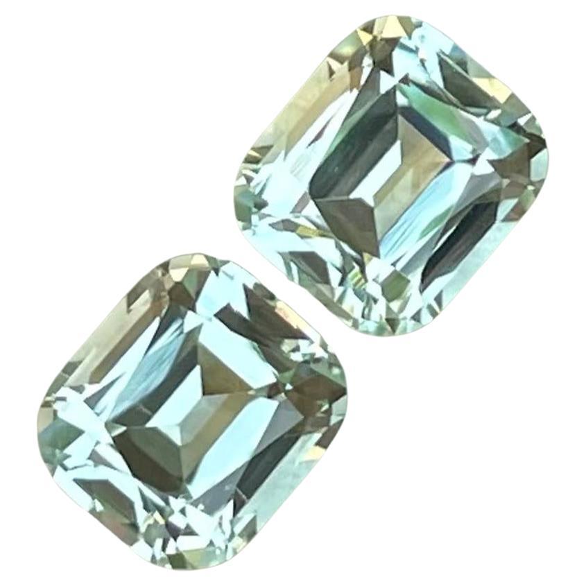 4,10 Karat Meer Form A Turmalin Stein Paar Cushion Cut Afghan Edelsteine